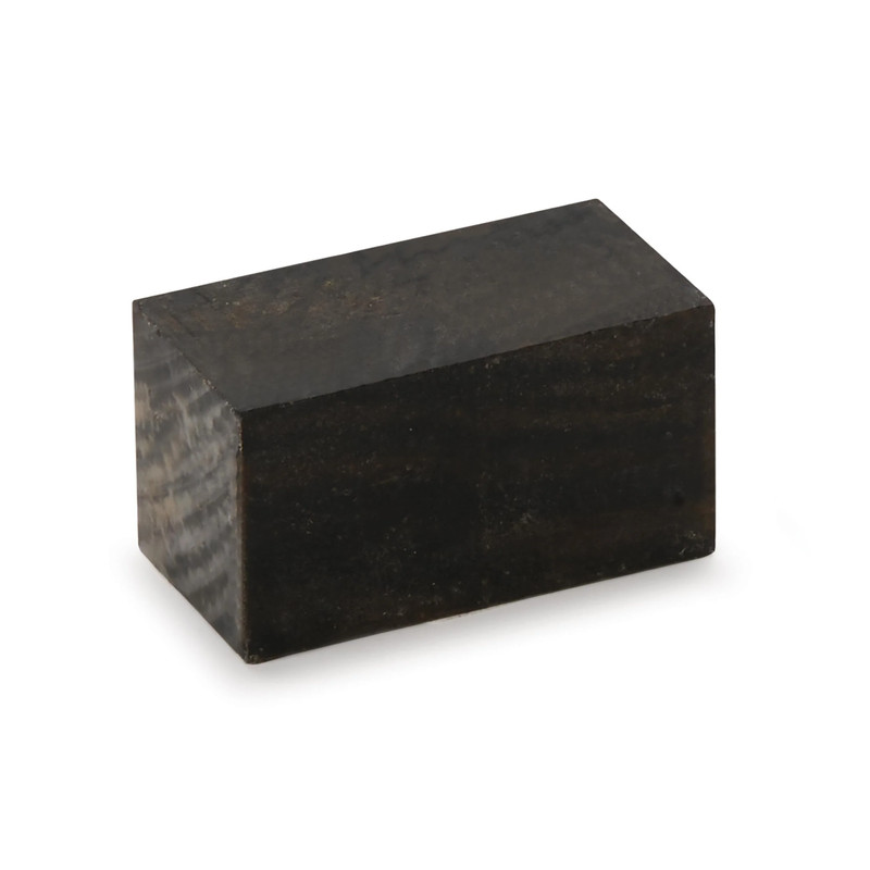 Gaboon Ebony Wood Turning Stock - Thickness:1-1/2" - Width:1-1/2" - Length:3"